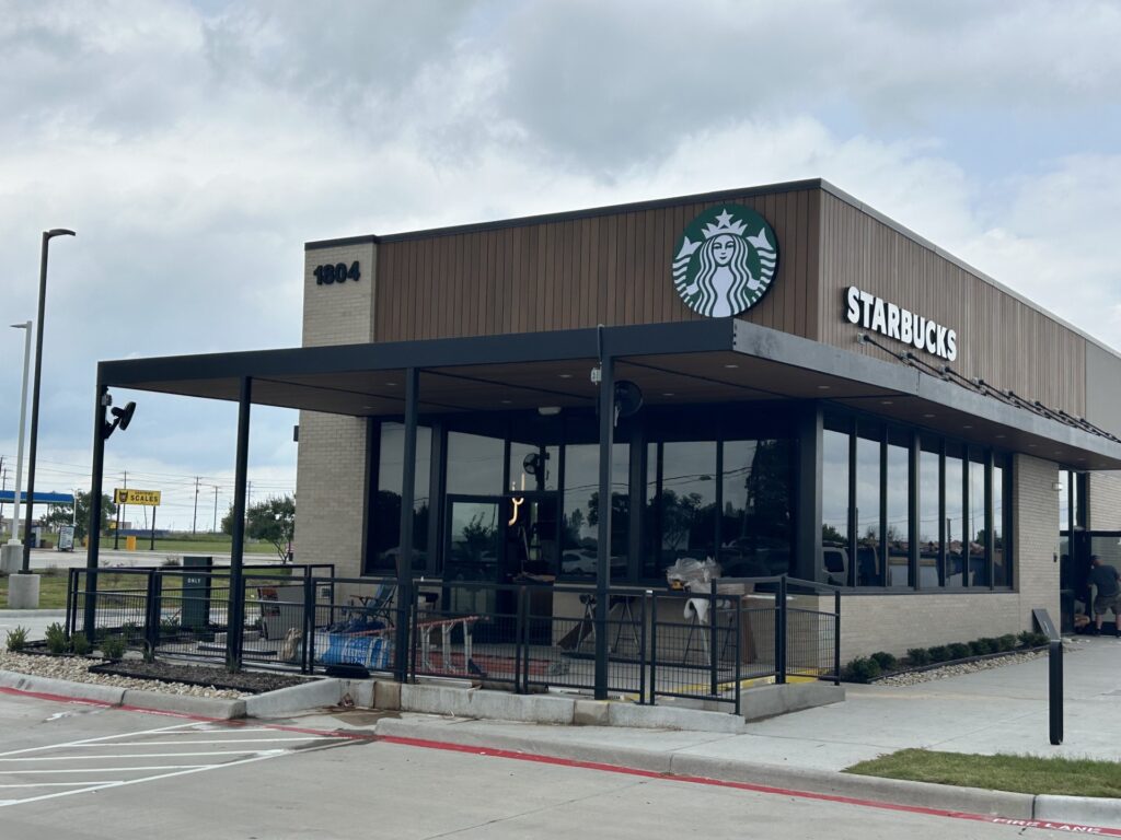 Iron Bull Steel Services - Starbucks - Iron Bull Steel