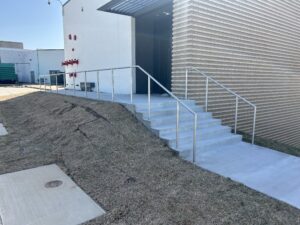 Iron Bull Steel Services - Red Bird Hand Rails fabrication