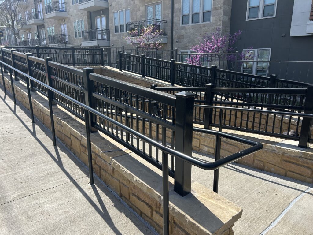 Iron Bull Steel Services - Lake Carolyn Hand Rails fabrication